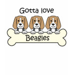 Three Beagles t-shirts
