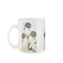 Three Beauties, Utamaro, 1790s Mug
