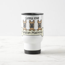 Three Belgian Malinois Coffee Mug