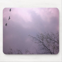 Three Birds Fly So high Mouse Mat
