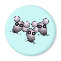 Three Blind Mice Magnet