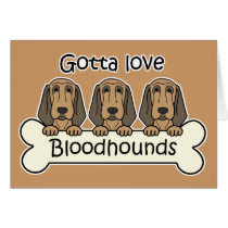 Three Bloodhounds Cards