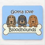 Three Bloodhounds Mouse Mats