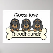 Three Bloodhounds Posters