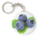 Three Blueberries keychains