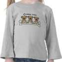 Three Border Terriers t-shirts