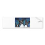 Three Boston Terriers design Bumper Sticker