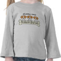 Three Brittany Spaniels t-shirts