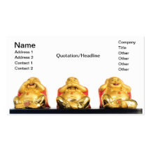 Three buddhas business cards