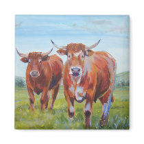 Three  Bulls Painting