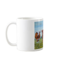 Three  Bulls Painting Coffee Mugs