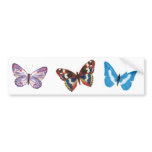 Three Butterflies bumper stickers