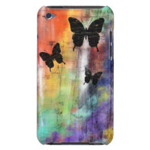 Three Butterflies Barely There iPod Cover