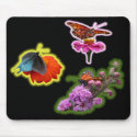 Three Butterflies mousepads