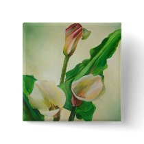 Three Calla Lilies Pins