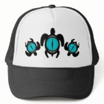 Three Cat's Eye Turtles Hats