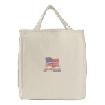 THREE CHEERS FOR THE AMERICAN FLAG TOTE CANVAS BAGS