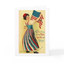 Three Cheers for the Red White and Blue
