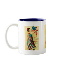 Three Cheers for the Red White and Blue Coffee Mugs