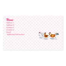 Three Chicks Business Card