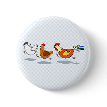 Three Chicks Pin