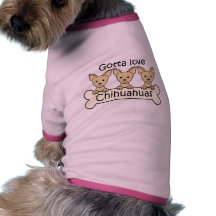 Three Chihuahuas Doggie Tee