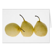 Three Chinese fragrant pears Card