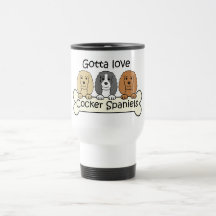 Three Cocker Spaniels Mug