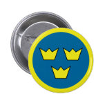 "Three Crowns" Buttons