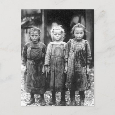 Three Cute Little Girls Vintage South Carolina Post Cards by fotoshoppe