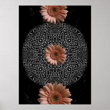 Three Daisies Print