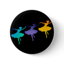 Three Dancers Button