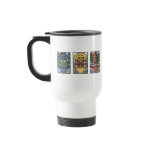 Three Deco Flowers Coffee Mug