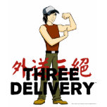 Three Delivery™ Barney T-shirt