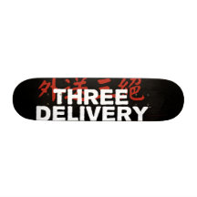 Three Delivery™ Logo Skateboard