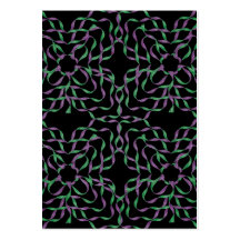 Three dimensional ribbons mini pocket calandar business cards