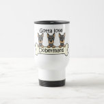 Three Dobermans Coffee Mugs