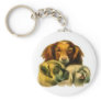 Three Dogs Keychain