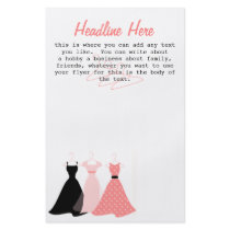 Three Dresses Flyer Design