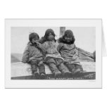 Three Eskimo Children Nome 1908 cards