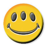 Three-Eyed Smiley magnets