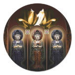 Three Faces of Buddha stickers