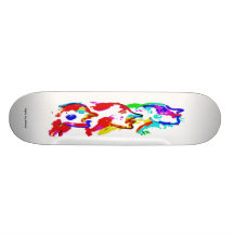 three faces skateboard decks