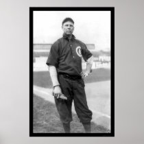 Three Finger Brown Cubs Baseball 1910 Posters