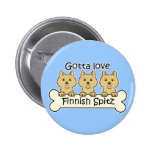 Three Finnish Spitz Pins