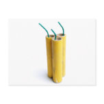 Three firecrackers postcards