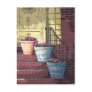 Three Flower Pots Post Card