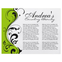 Three Fold Makeup Artist Brochure