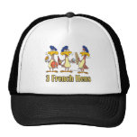 three french hens 3rd third day of christmas trucker hats