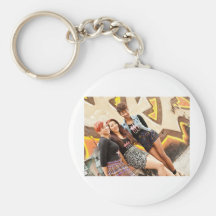Three GIrls & A Mic Key Chain